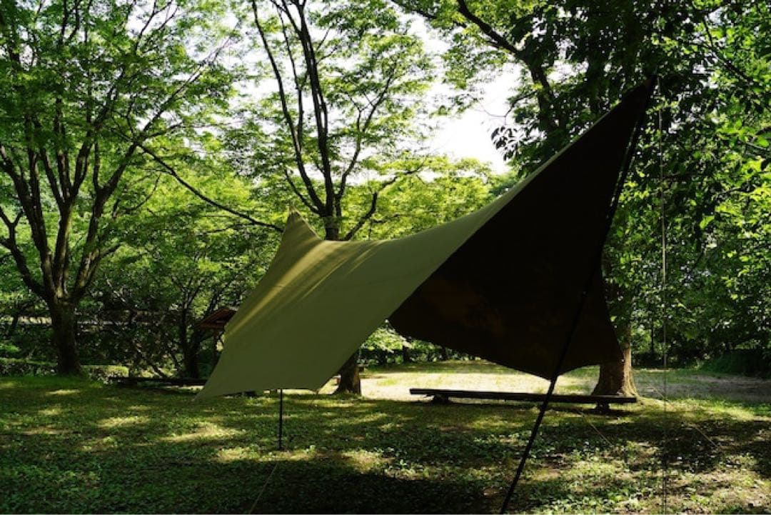 CAMPOOPARTS　鬼オクタタープ　オリーブドラブ