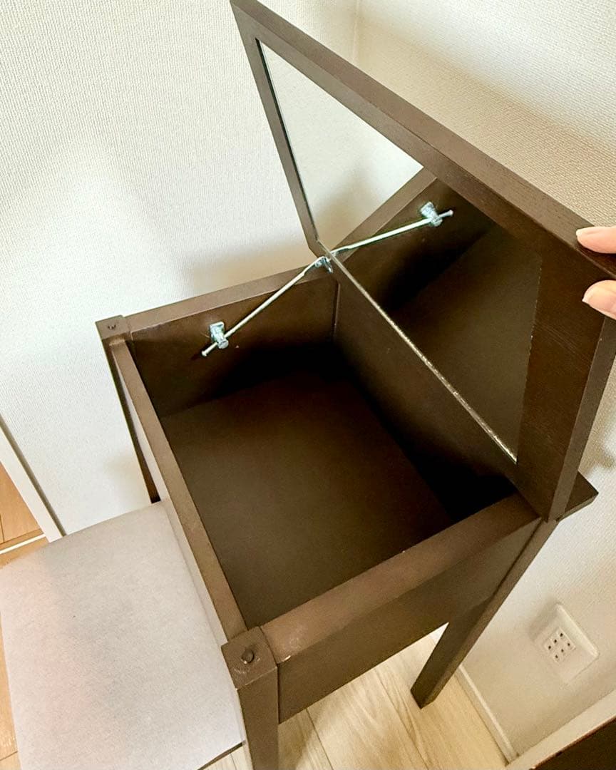 最終価格【廃盤モデル】無印良品 コンパクトドレッサーデスク&スツール