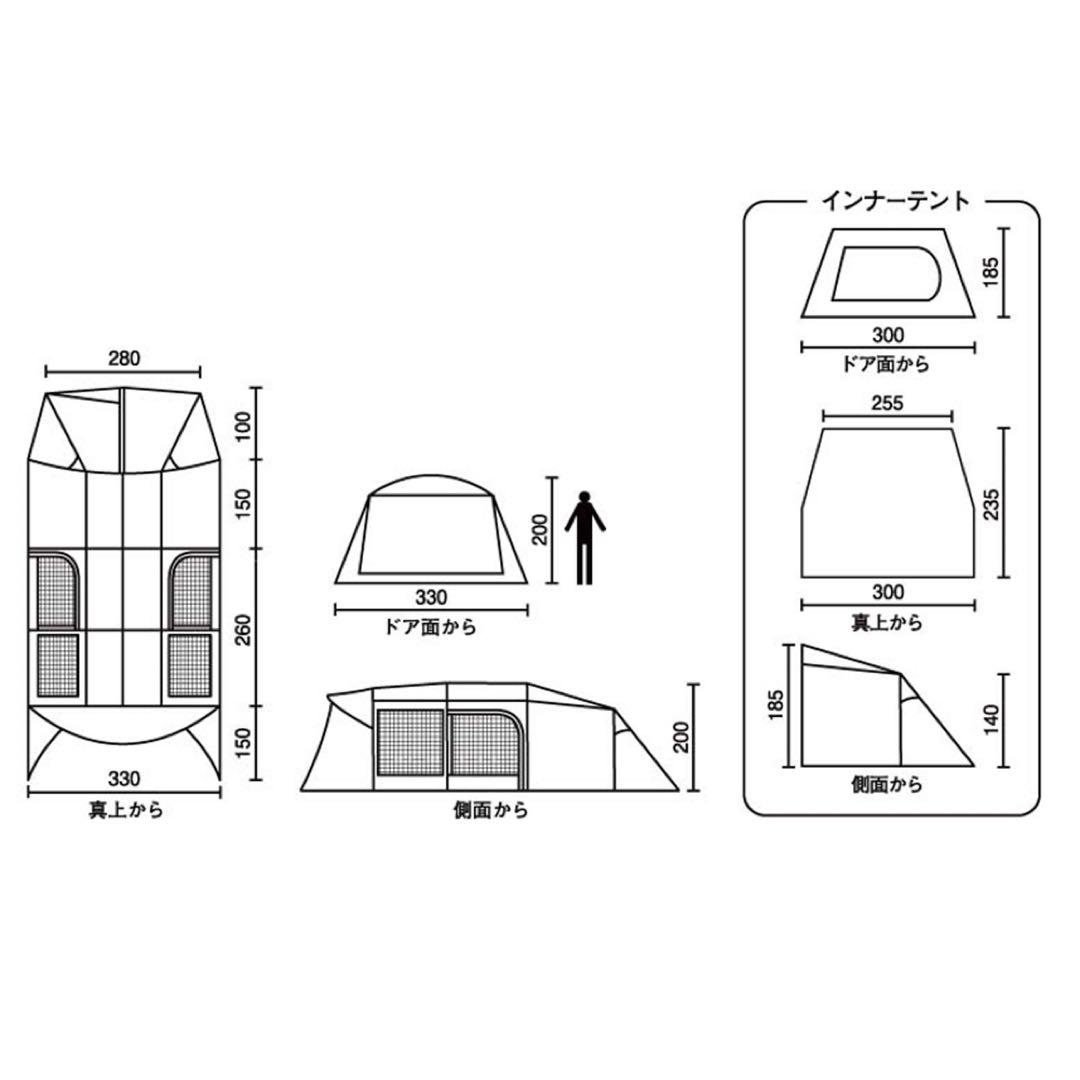 新品コールマン トンネルルームハウススタートパッケージ　即送2000033801