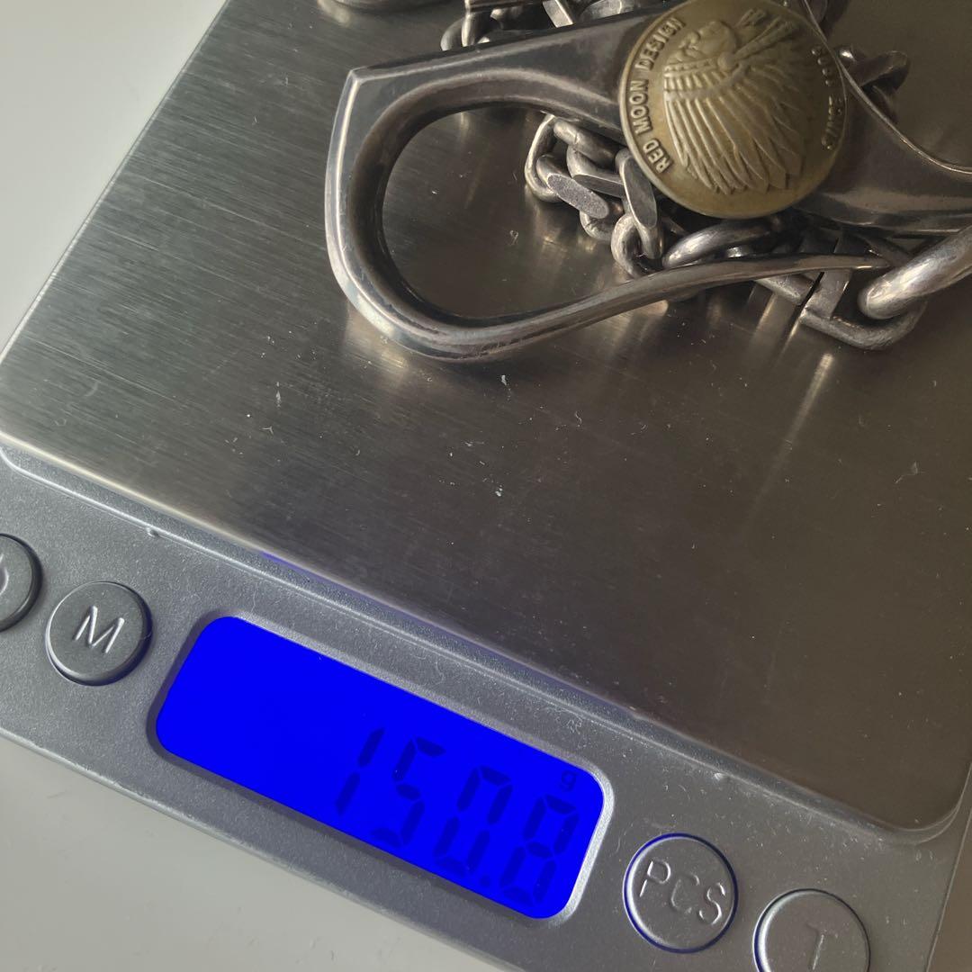 シルバー925製 ウォレットチェーン REDMOON レッドムーン 重厚