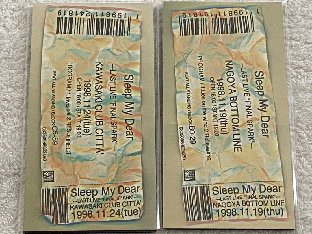Sleep My Dear / 会場限定CD　★2枚セット★