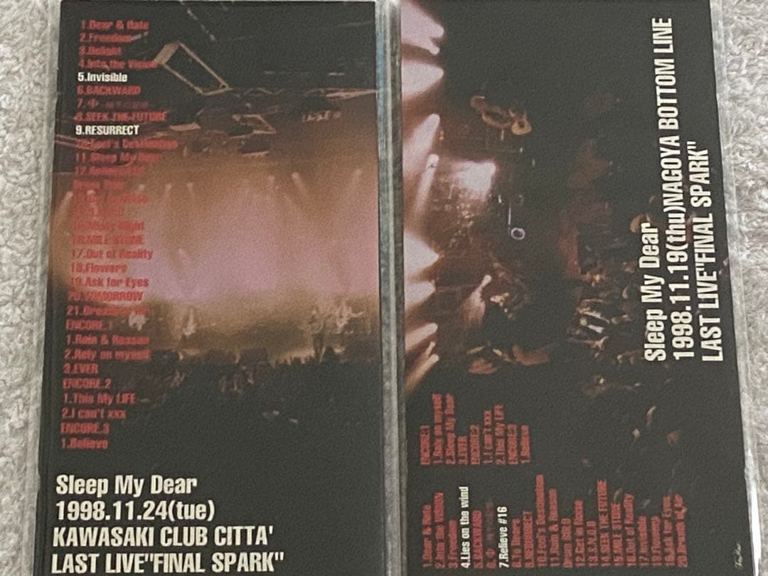 Sleep My Dear / 会場限定CD　★2枚セット★