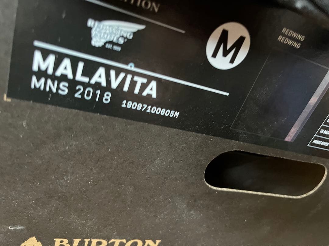 burton✖️redwing MALAVITA本革レザー2018