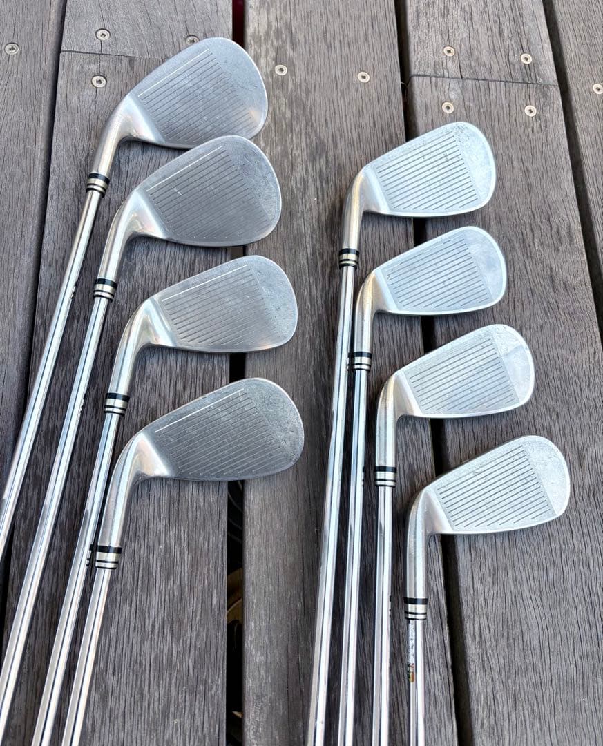 【中古】XXIO8 アイアンセット　８本　スチールR 　右利き　男性用