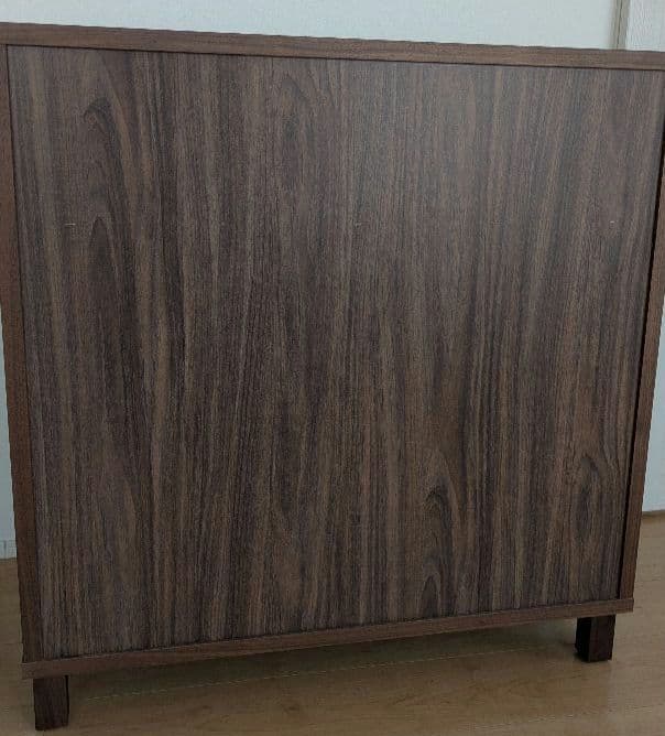 【美品】無印良品　木製チェスト4段　ウォールナット