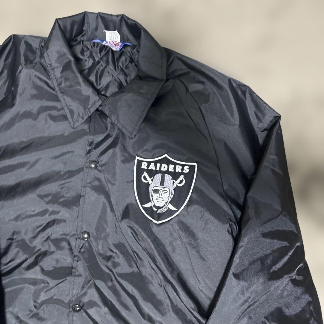 RAIDERS コーチジャケット ブラック USA製