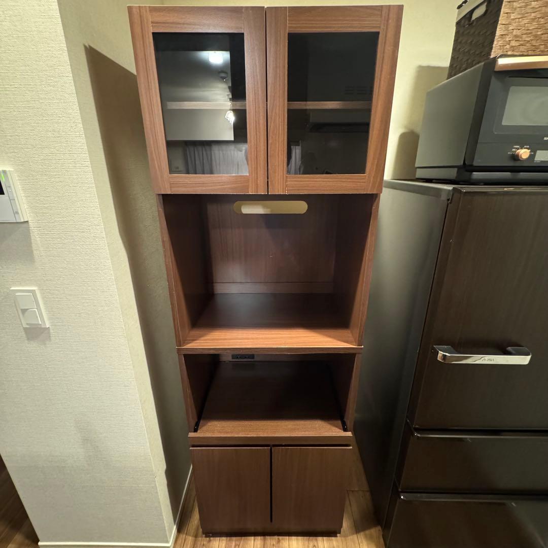 miN•Kujira【送料込み】LOWYA レンジボード キッチンボード