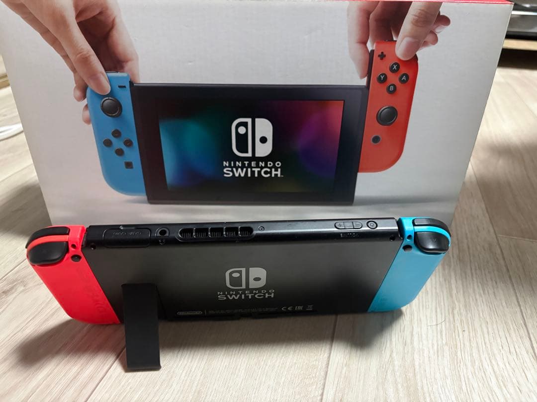 Nintendo Switch 本体 青/赤　2017年最初期未対策機