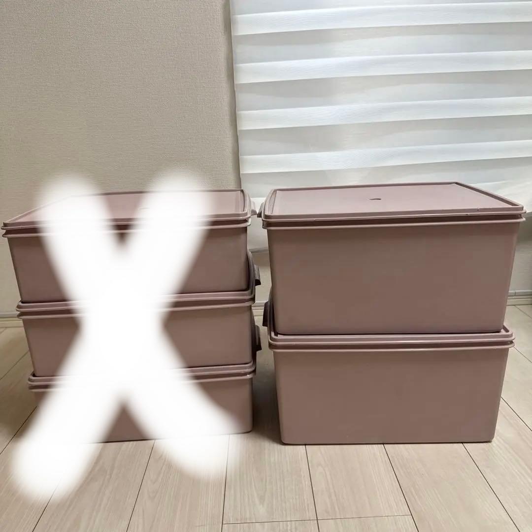 タッパーウェア スーパーケース　深型2個セット