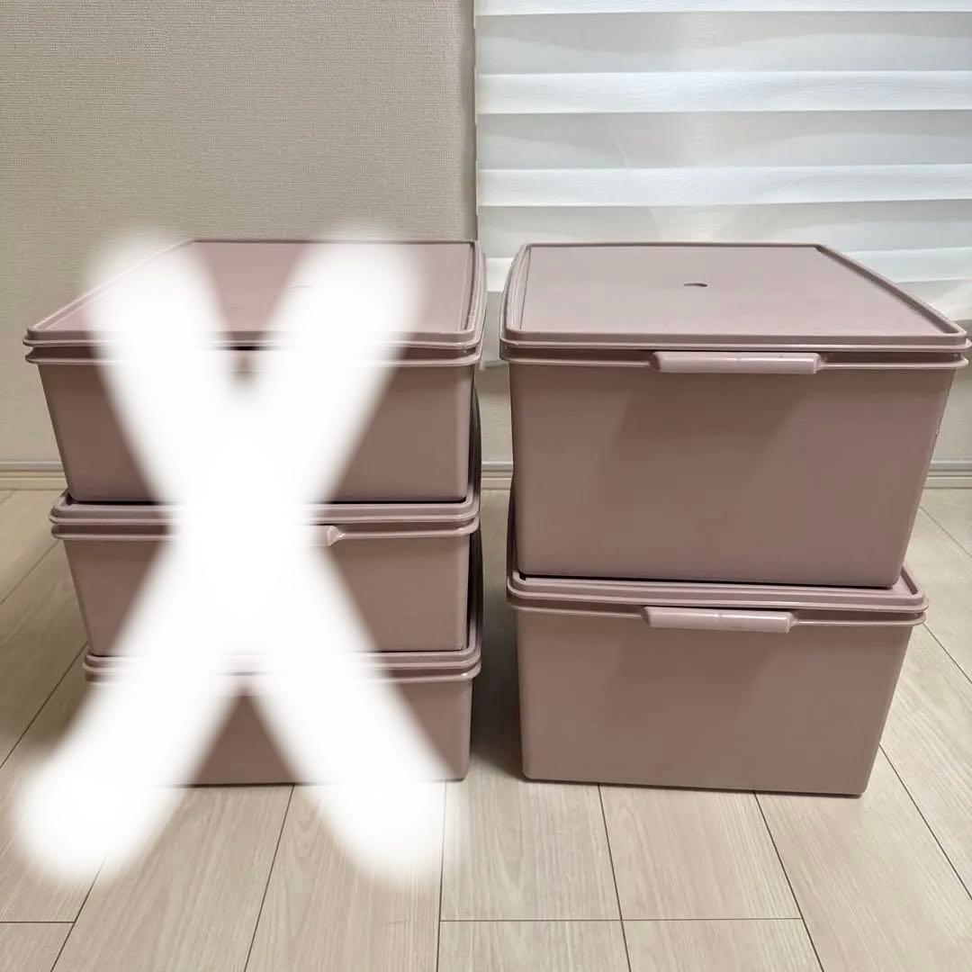 タッパーウェア スーパーケース　深型2個セット