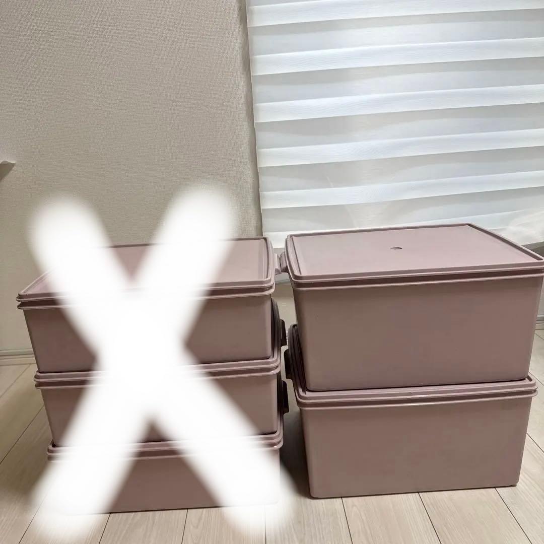 タッパーウェア スーパーケース　深型2個セット