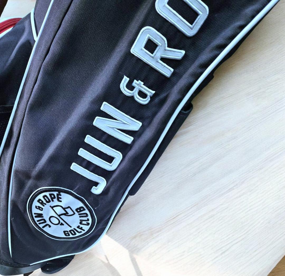 送料無料/美品JUN & ROPE スタンド式キャディバッグ NAVY