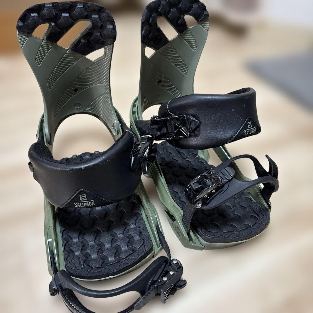 Salomon スノーボードビンディング オリーブグリーン