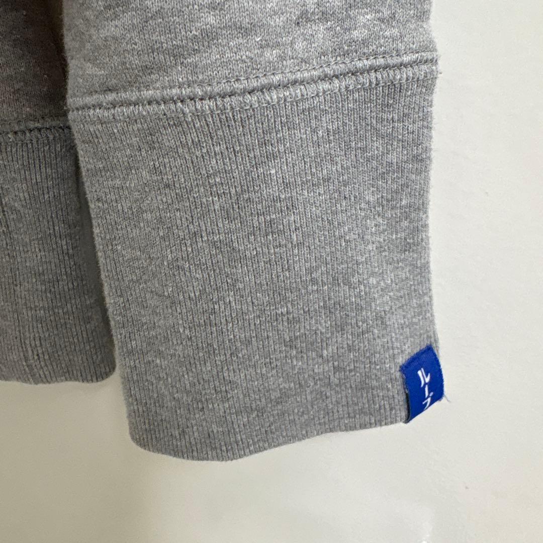 美品　LOOPWHEELER トレーナー グレー MEDIUM ループウィラー