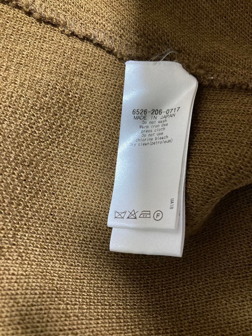 【美品】Drawerドゥロワー　ウール　ブラウン　フレア　ワンピース