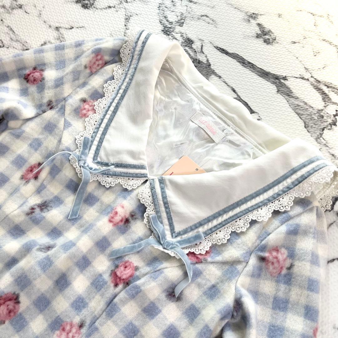 リズリサ　ワンピース　セーラー　花柄　フリル　タグ付き