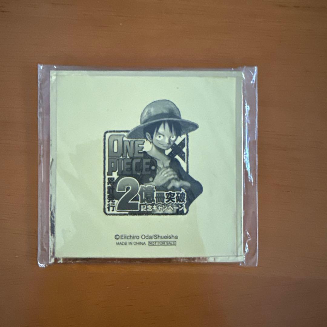 レア！ワンピース　2億冊突破記念　ミニ色紙　非売品