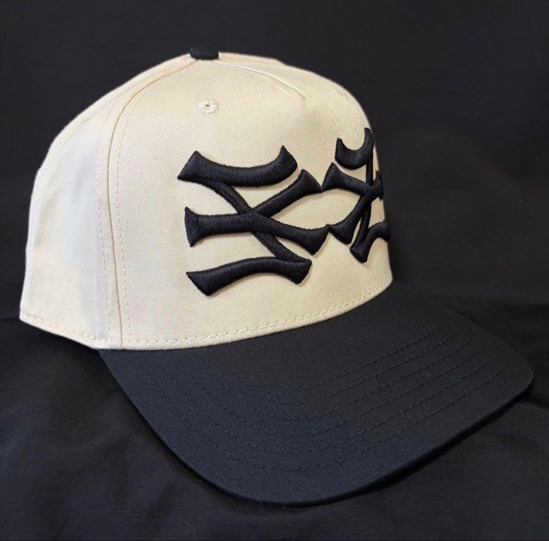 bnnd.（oMA）オマ キャップ ニューエラ ホワイト ダブルロゴ　確実正規品