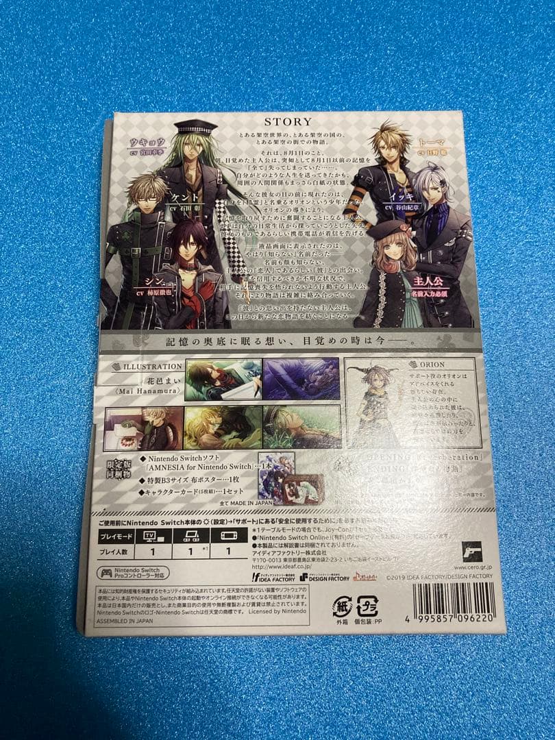 Switchアムネシア 無印　レイタークラウド　ワールド　3本セット　限定　通常