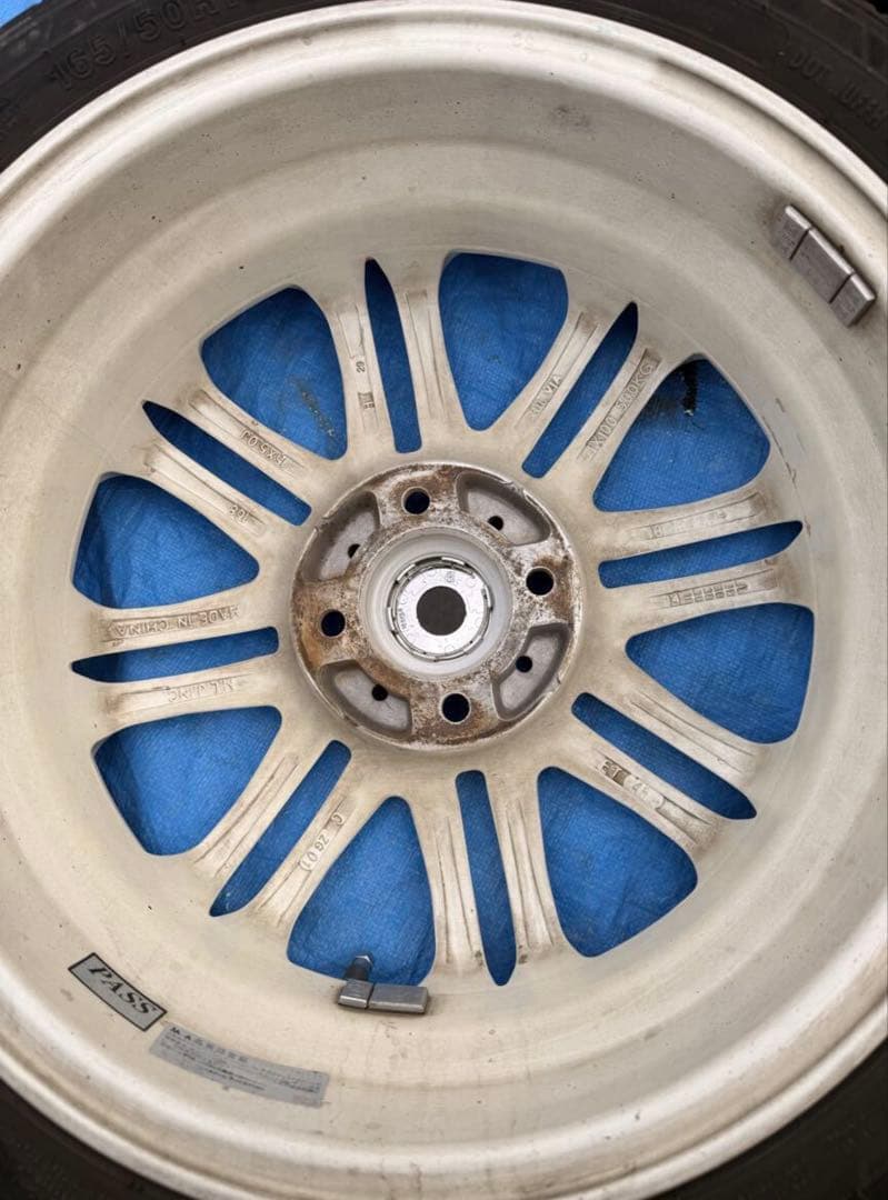 美品 165/50R15 サマータイヤ 2020年製 15×5J ホイールセット