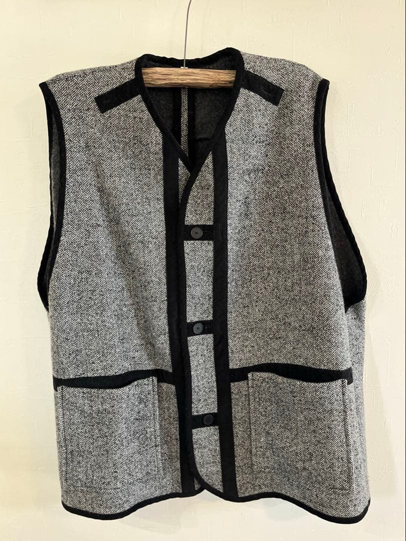 FIRMUM オージーラムウールツィードベスト ウールベスト