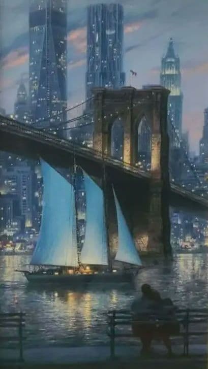 ルシュピン『Dream for two(二人の夢)』版画／ジクレー