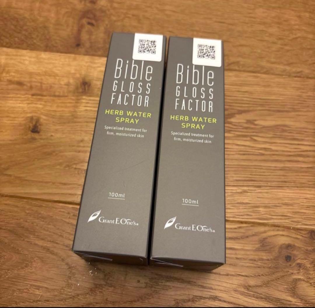 美容液 Bible Gloss Factor Herb Water Spray100ml