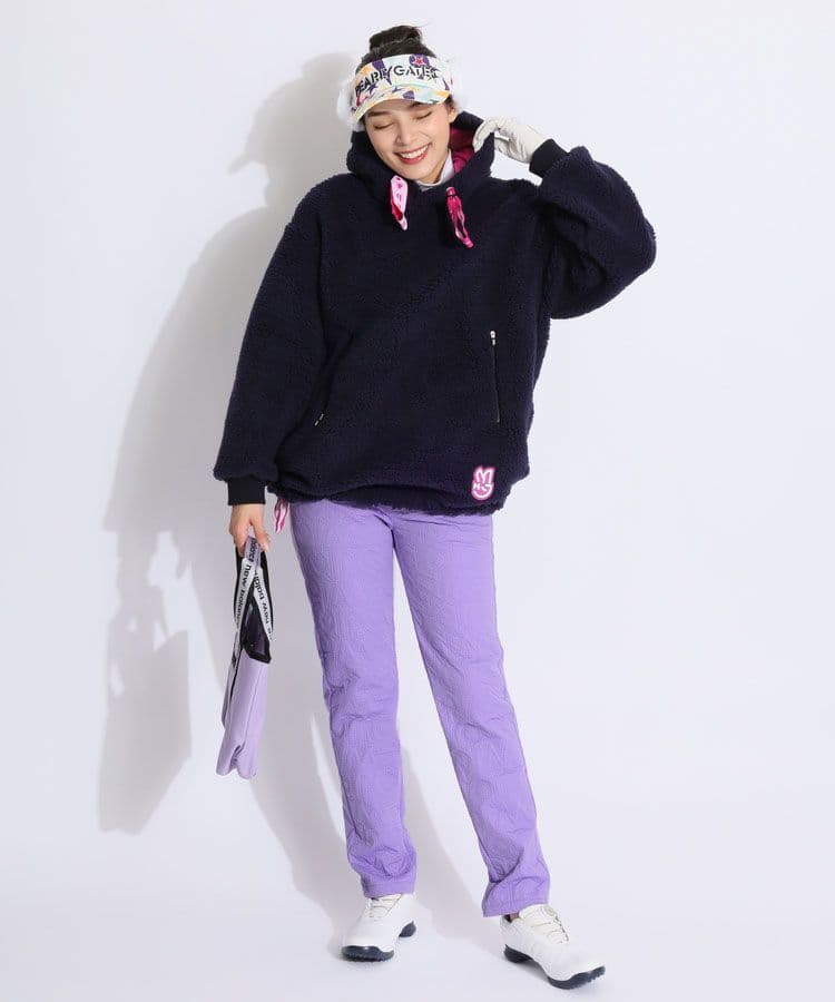 ★美品★PEARLY GATES　裾ドロストシープボアパーカー　サイズ　0