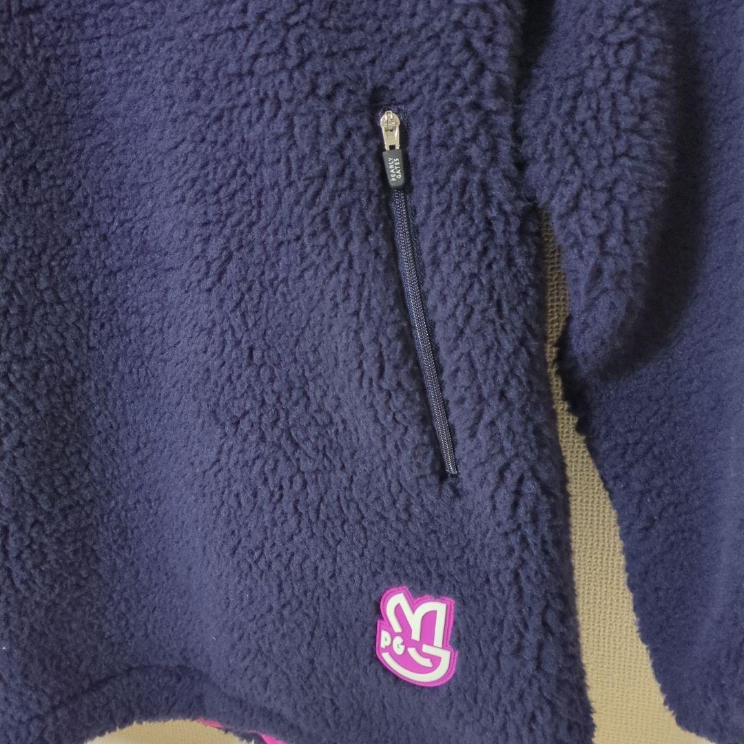 ★美品★PEARLY GATES　裾ドロストシープボアパーカー　サイズ　0