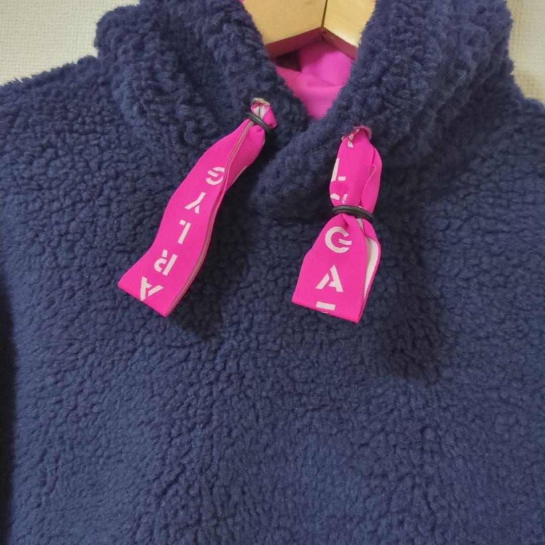 ★美品★PEARLY GATES　裾ドロストシープボアパーカー　サイズ　0