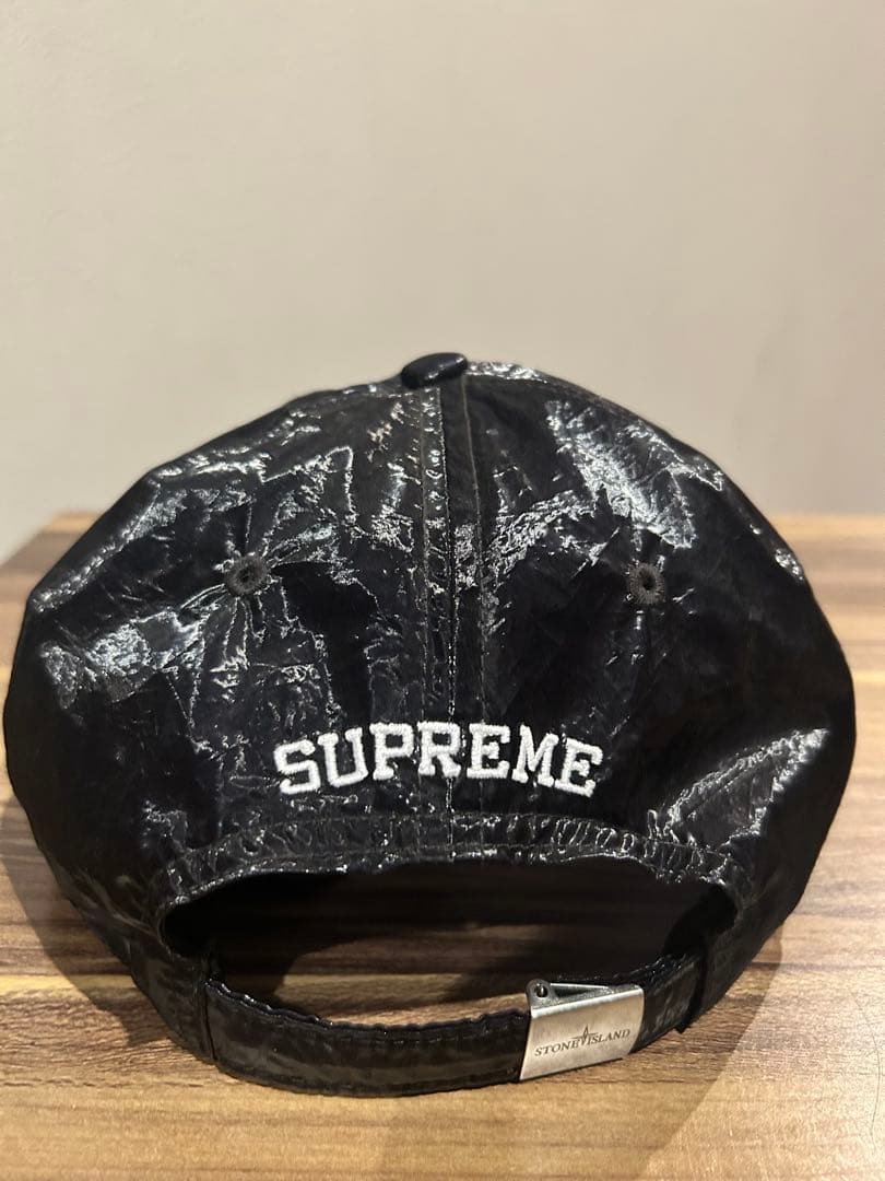 Supreme × Stone黒キャップ