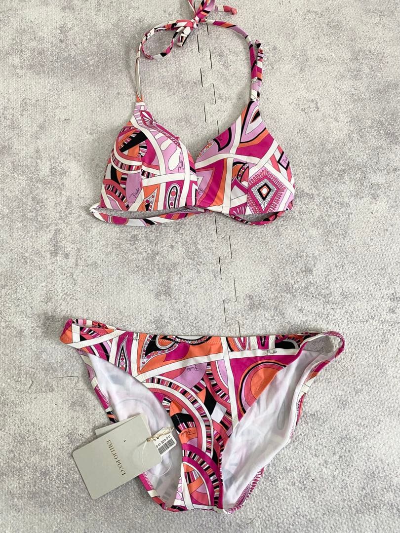 EMILIO PUCCI ビキニ 42 ピンク系・マルチカラー