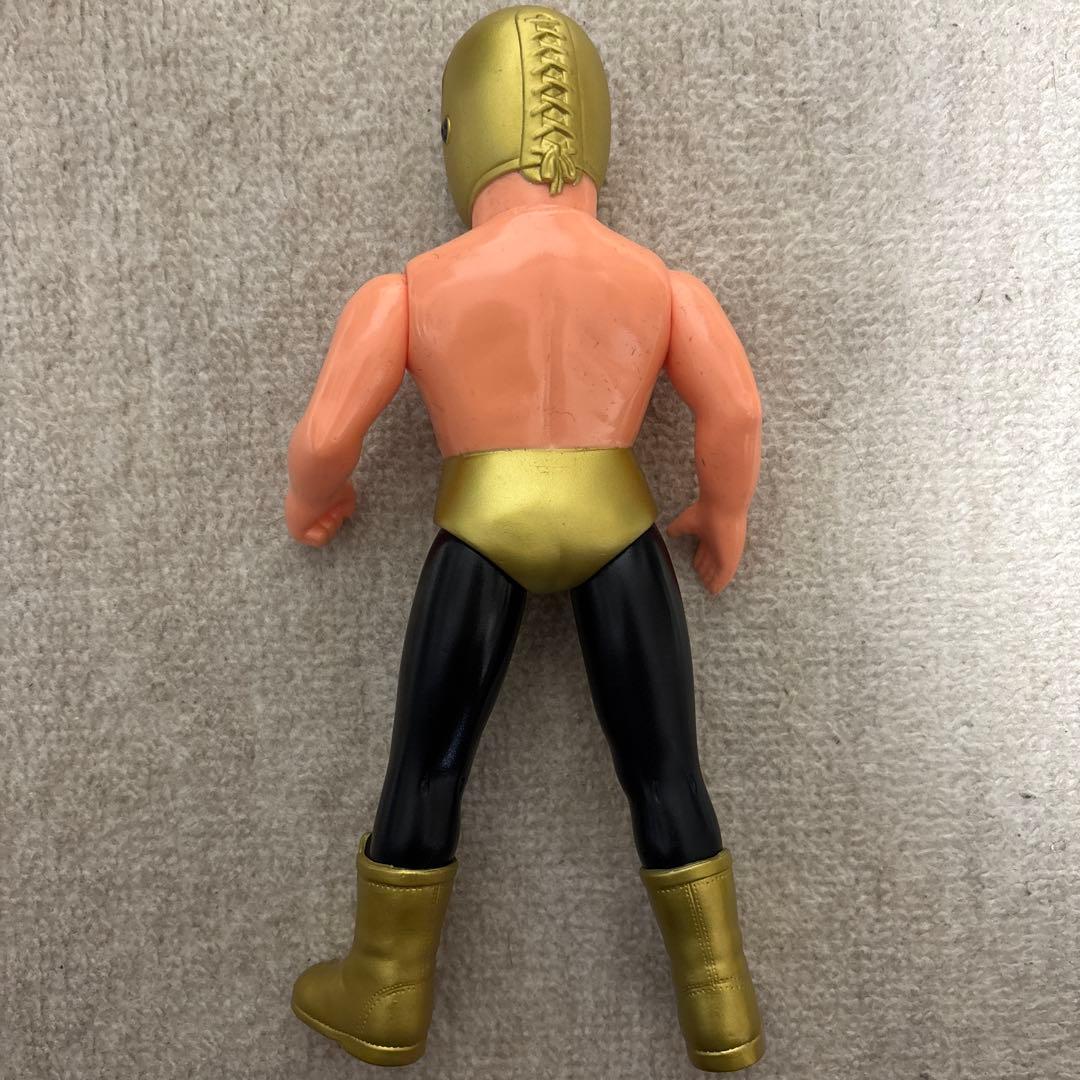 マルサン　ミル・マスカラス　ソフビ　金　フィギュア