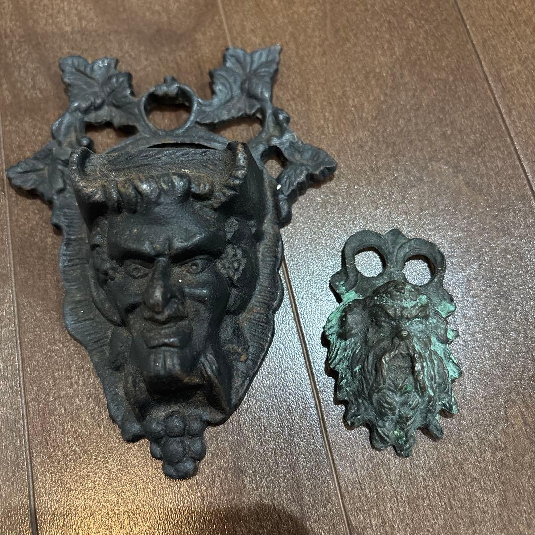 ビンテージ　悪魔　デビル　壁掛けホルダー&ペーパーウェイト