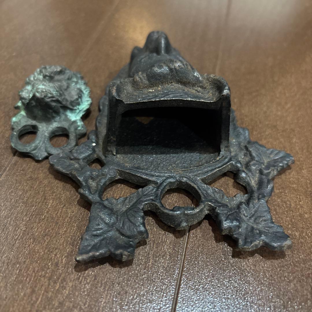 ビンテージ　悪魔　デビル　壁掛けホルダー&ペーパーウェイト