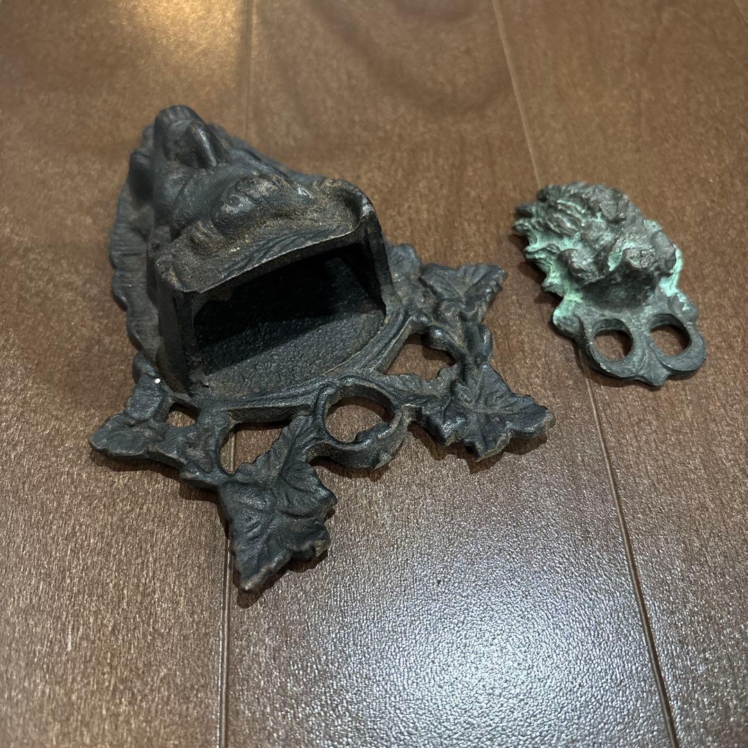 ビンテージ　悪魔　デビル　壁掛けホルダー&ペーパーウェイト