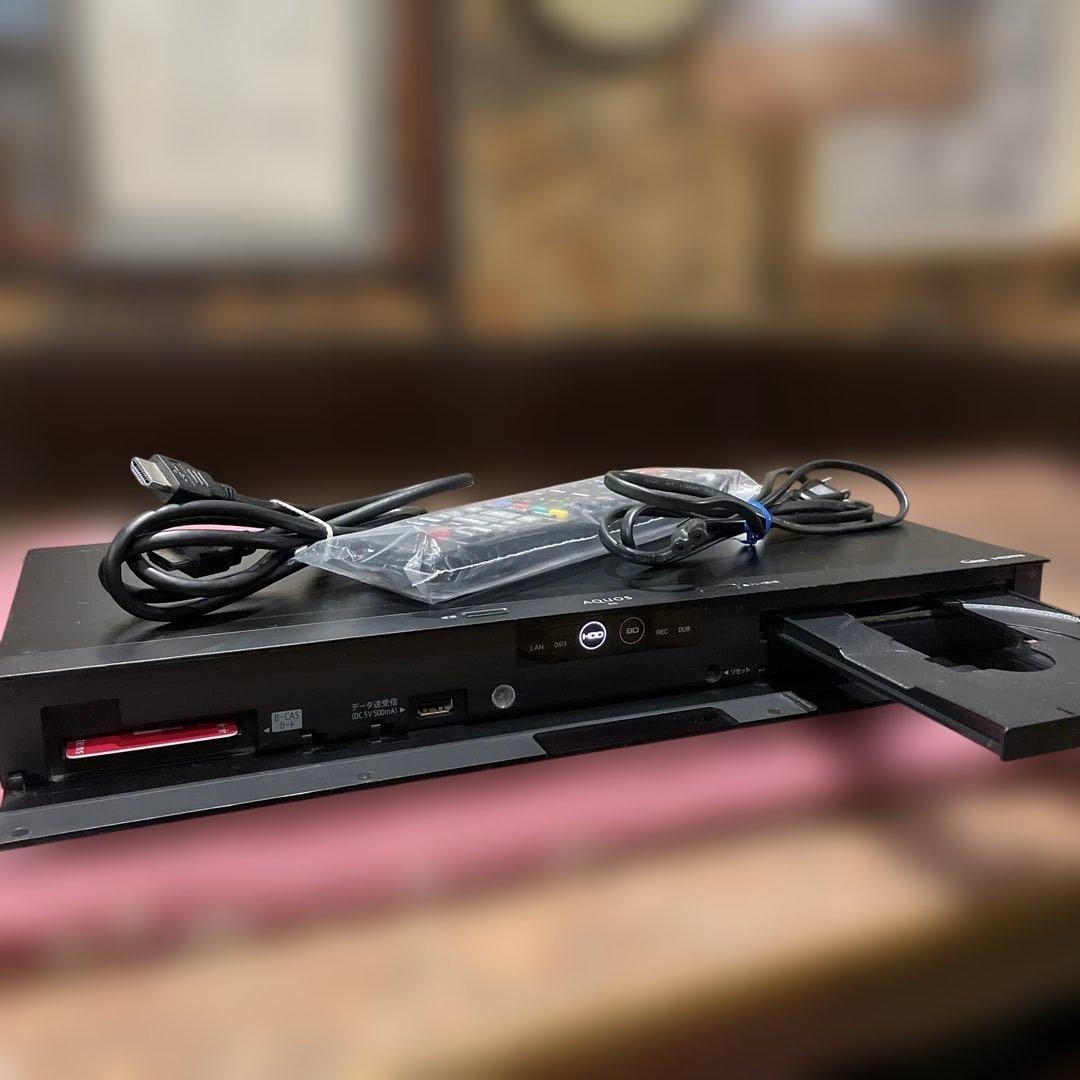 シャープ　BD-NW500 12倍　500GB 2番組W録　新品リモ等付フル装備