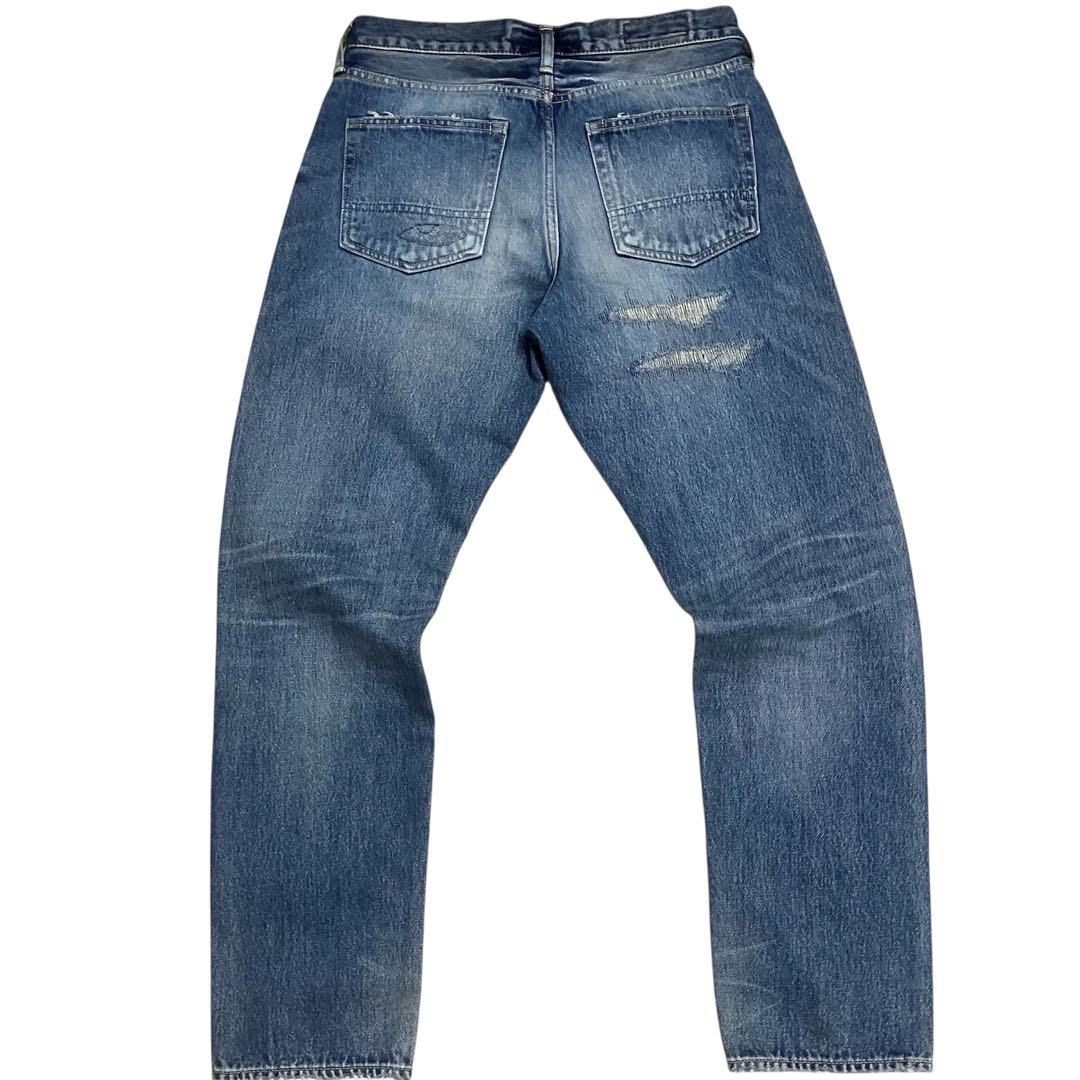 FDMTL ファンダメンタル 刺し子 加工デニム パンツ Fundamental