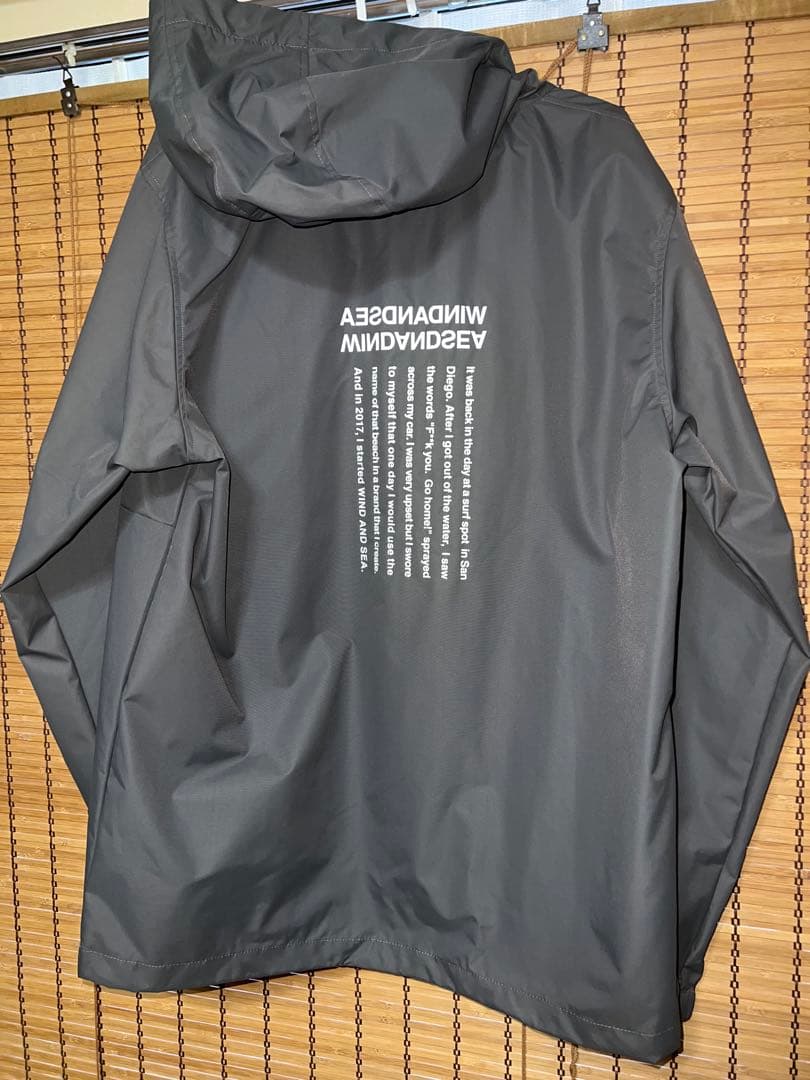 WIND AND SEA アノラックパーカー ハーフジップ プルオーバー