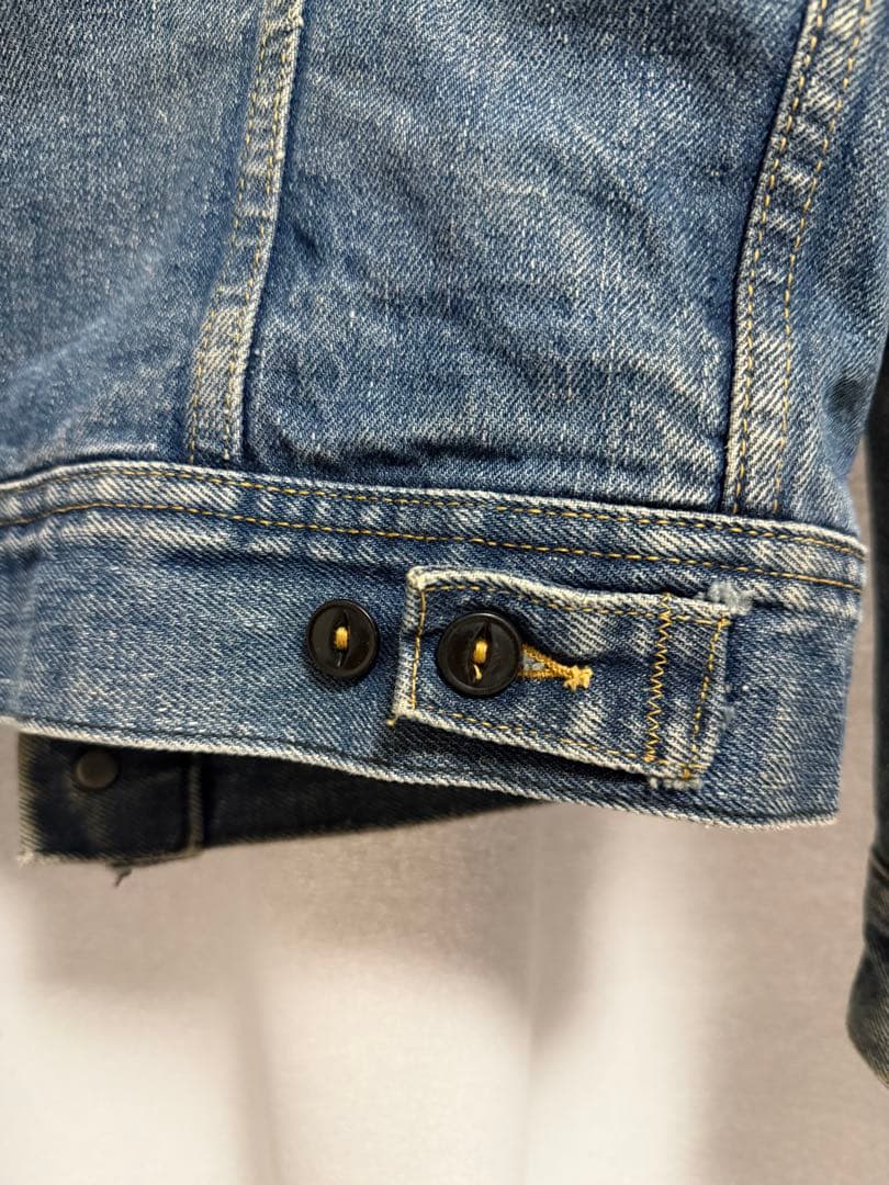 ビンテージ　Lee storm rider デニム ジャケット コーデュロイ襟