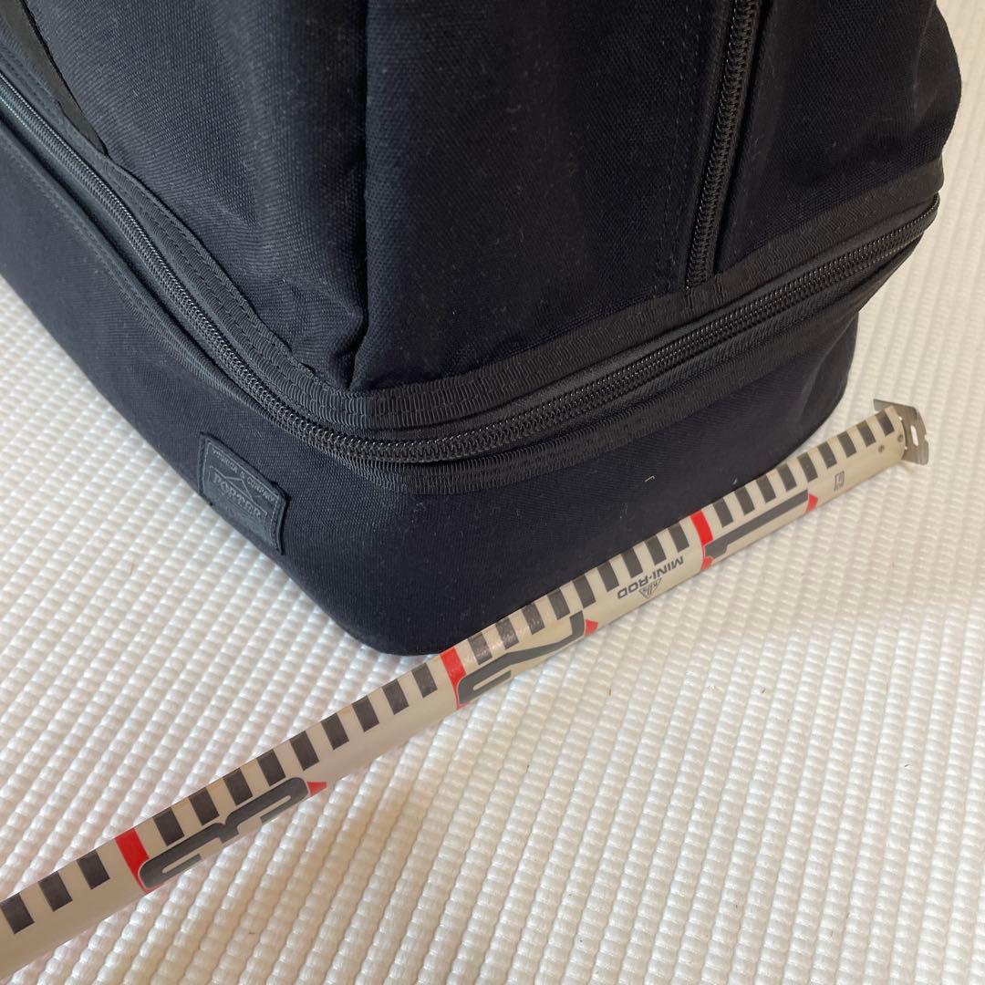 PORTER ブラック ゴルフ用　２層構造　ボストンバッグ