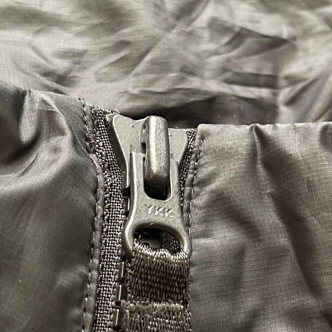 NIKE マットブラック テック系 ナイロンジャケット 短丈 シェルパーカー M