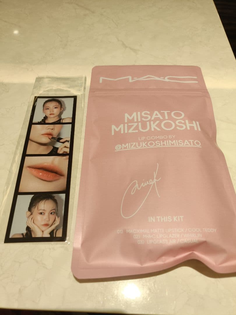 MAC　LIP COMBOS ピンク　ジョッパー付