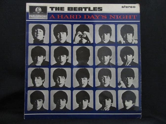 BEATLES★A Hard Day's Night UK Y/B Parlop