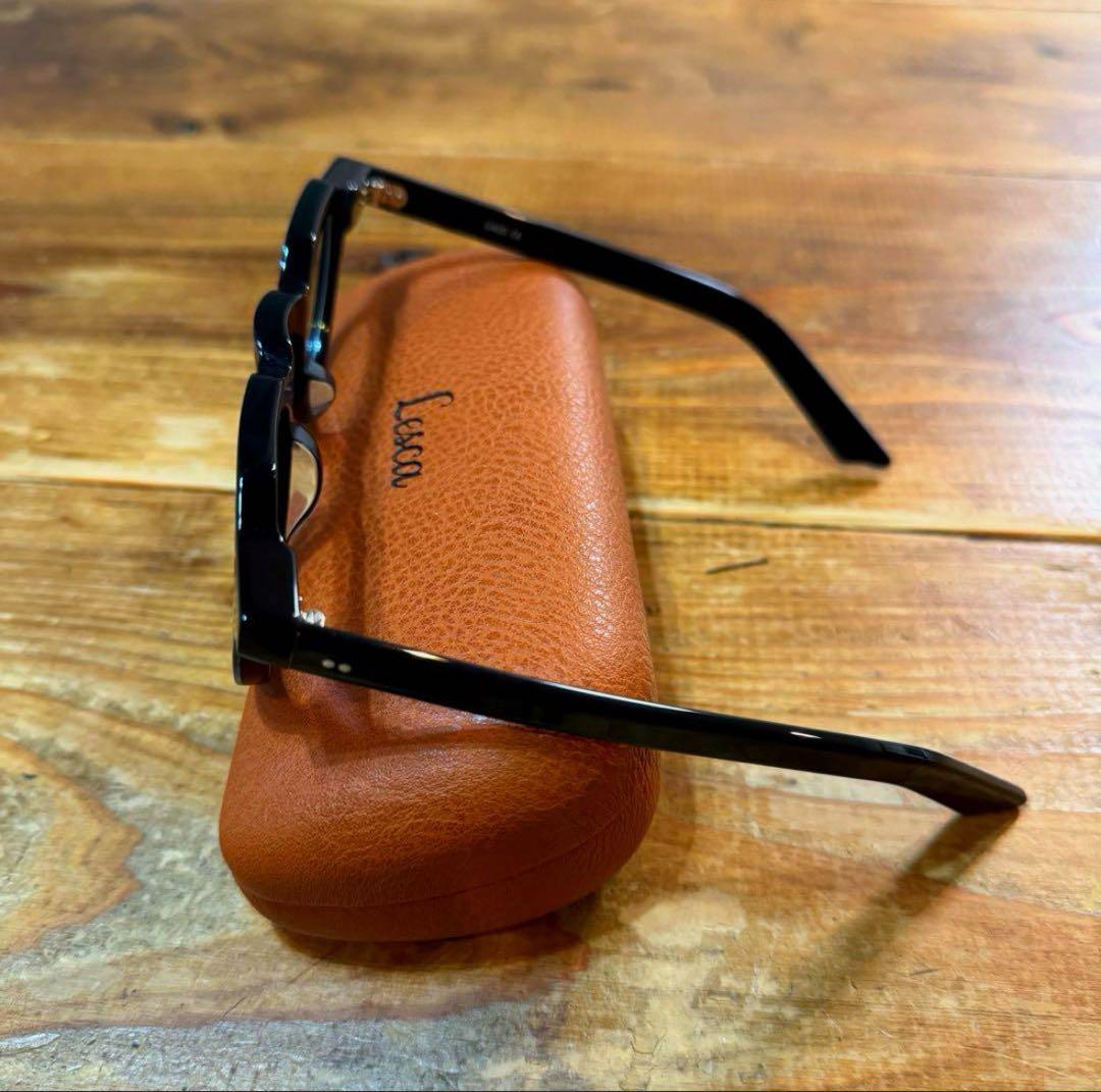 クラウンパント　黒ぶち眼鏡　レスカ　ギュパール　フレンチビンテージ