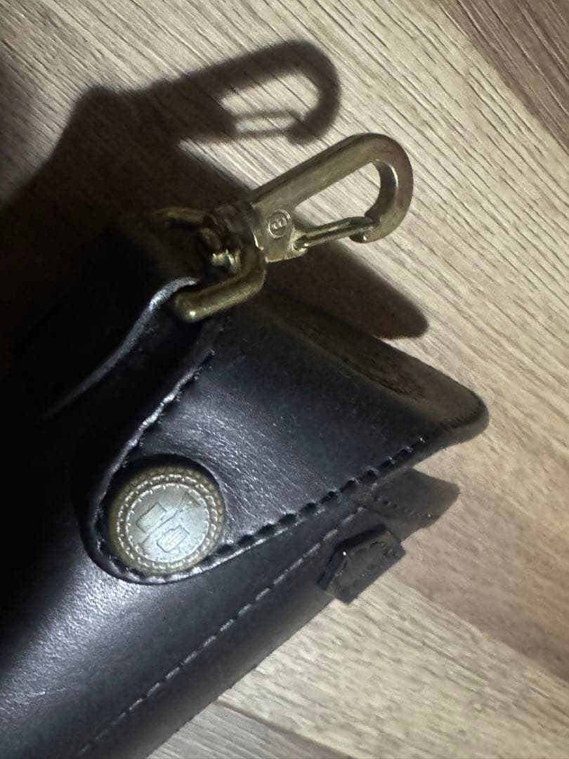 希少 ブラックミーンズ バナナケース　レザーケース　牛革　キーホルダー　チャーム