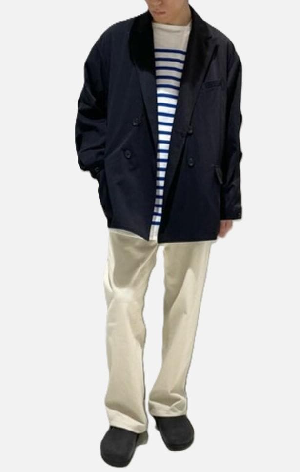 【稀少・良品】 ダイワピア39／L／ブラック／ダブルテーラードジャケット