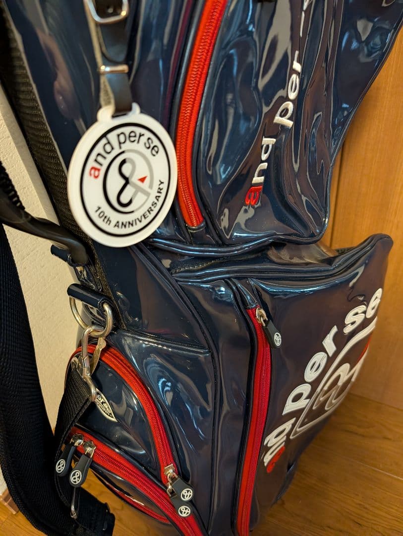 and per se 10周年記念 スタンド式キャディバッグ