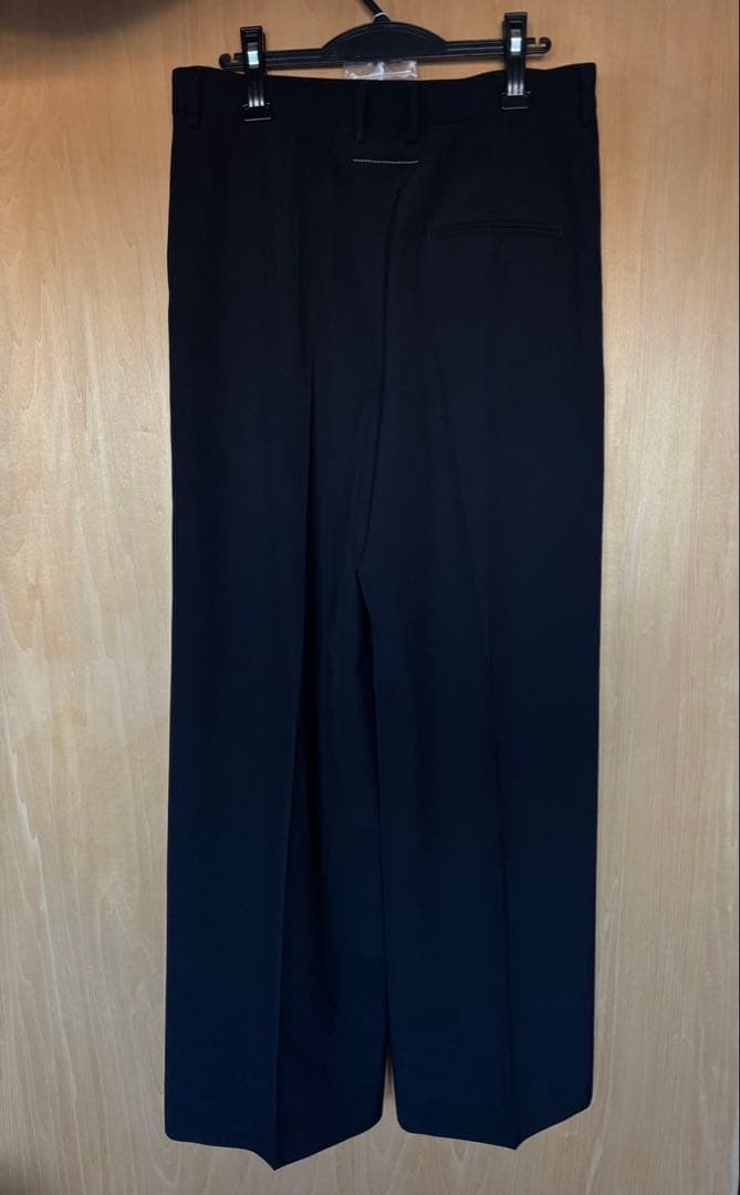 MM6ワイドスラックス　margiela BLACK マルジェラ