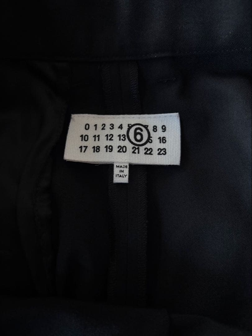 MM6ワイドスラックス　margiela BLACK マルジェラ